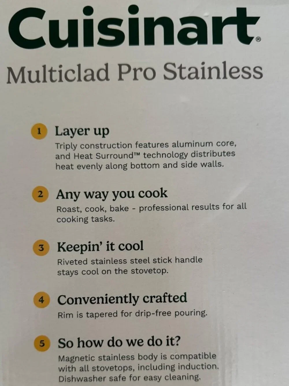 Multiclad Pro Triple Ply Stainless Cookware 16-inch Roasting Pan Skillet